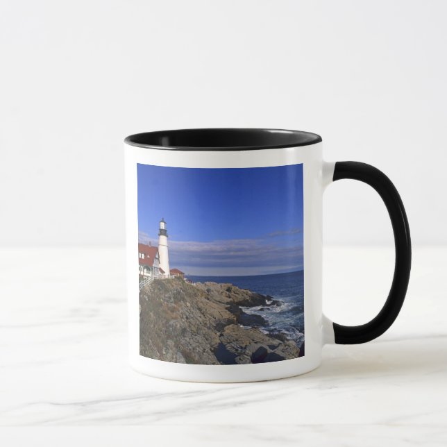 Taza Faro de luz de cabeza de Portland Maine (Derecha)