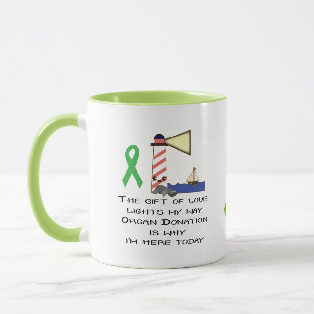 Taza Faro de regalo de amor (Izquierda)