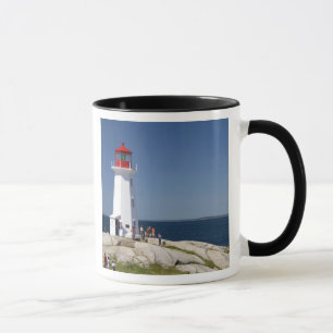Taza Faro en Peggy's Cove, Nueva Escocia, Canadá.