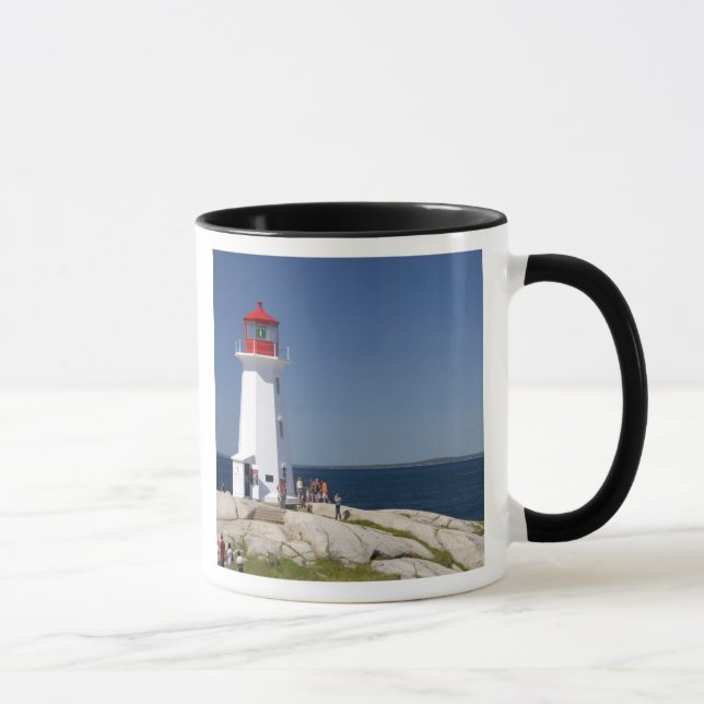 Taza Faro en Peggy's Cove, Nueva Escocia, Canadá. (Derecha)