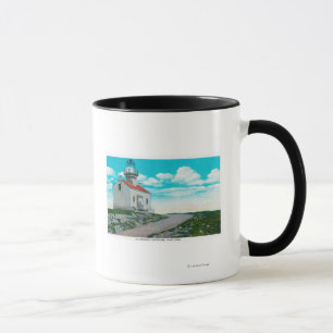 Taza Faro español viejo en el Point Loma