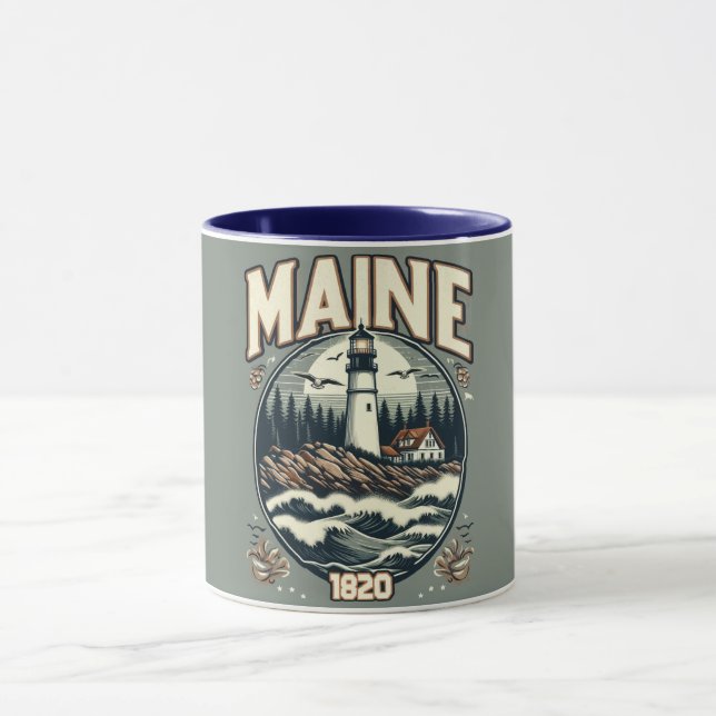 Taza Faro Vintage Maine (Centro)