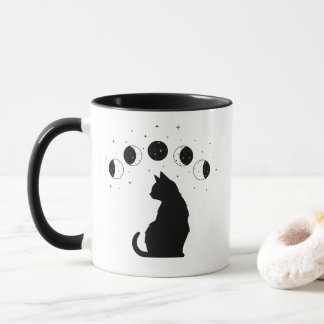Taza Fases para gatos místicos