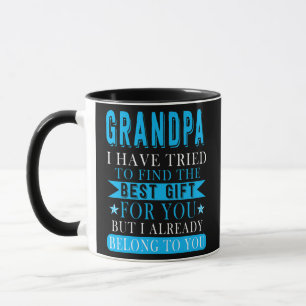 Taza Fathers Day For Grandpa From Nephew Niece Best