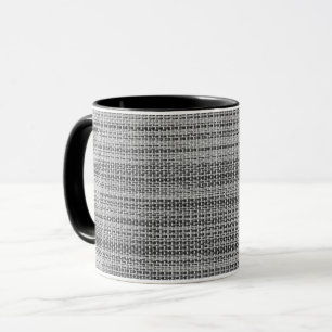 Taza Faux Gray Fabric Mug