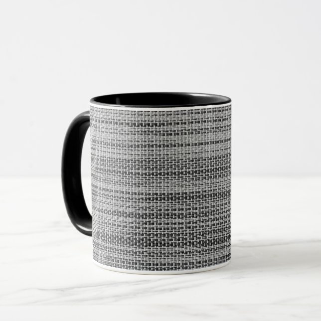 Taza Faux Gray Fabric Mug (Anverso izquierdo)