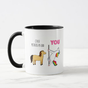 Taza Favor De Matrimonio Para Suegra, Funny Unicornio