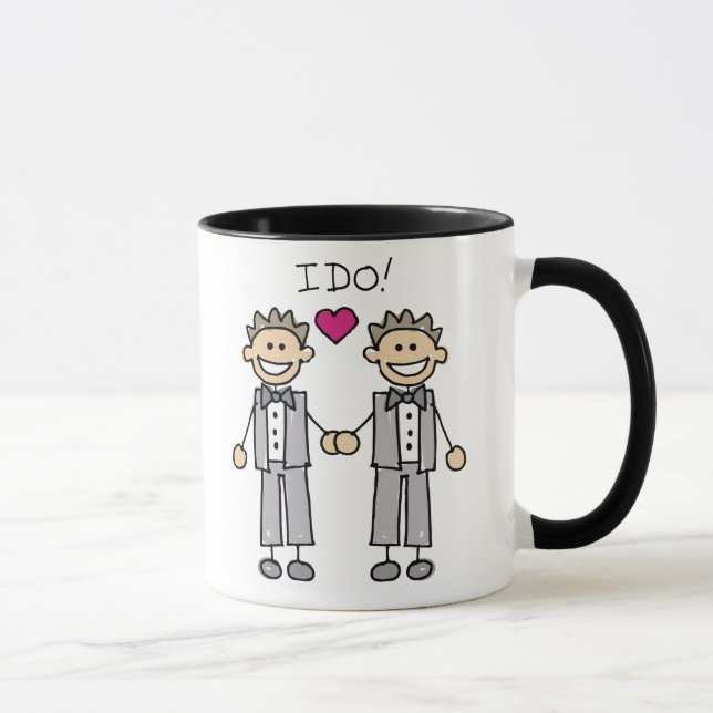 Taza Favores de la boda gay (Derecha)