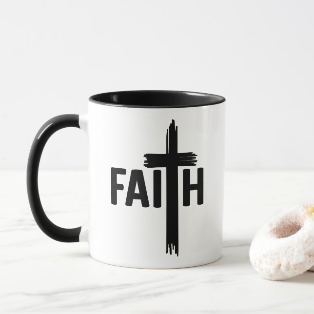 Taza Fe con cruz (Con donut)