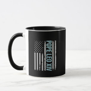Taza Fe cristiana del Papa estadounidense Leo Iglesia C