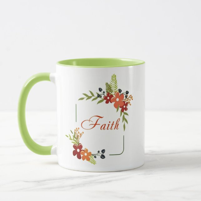 Taza Fe floral (Izquierda)