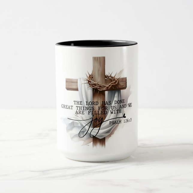 Taza Fe inspiradora y edificante  (Centro)
