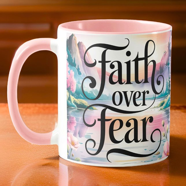 Taza Fe personalizada por miedo a las mujeres cristiana (Subido por el creador)