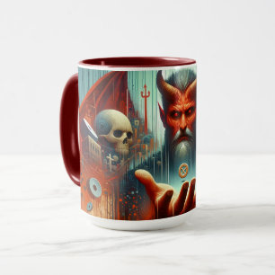 Taza Fe sobre miedo - Surreal viaje espiritual