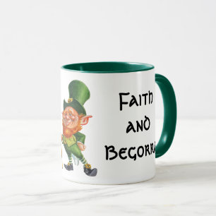 Taza FE Y BEGORRA, ST. Mugre de PATRICKS