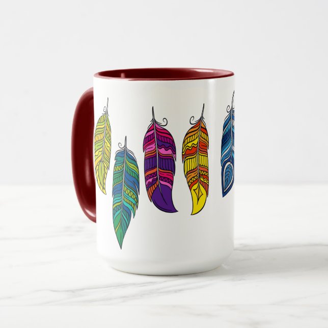 Taza Feathers Mug (Anverso izquierdo)