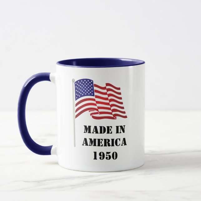 Taza Fecha de nacimiento hecha en América (Izquierda)