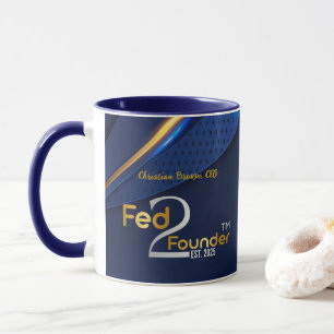 Taza Fed2Founder Coffee mug- Personalizado