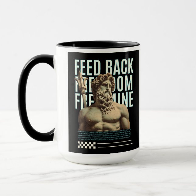 Taza  feed back free Dom sculpture mug (Izquierda)
