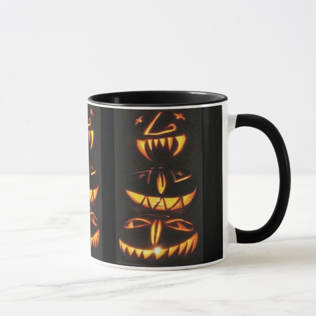 Taza Felices caras de Jack o'Lantern (Derecha)