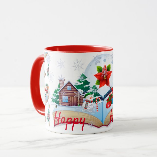 Taza Felices Fiestas (Anverso izquierdo)