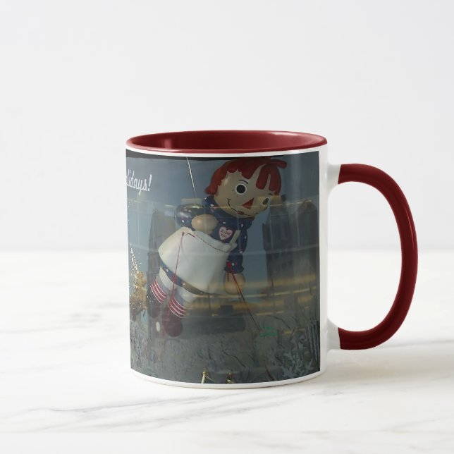 Taza Felices fiestas Navidades en la ciudad (Derecha)