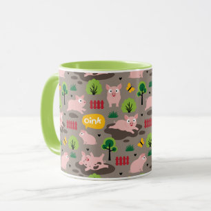 Taza Felices Gitanos En La Mugre De Barro