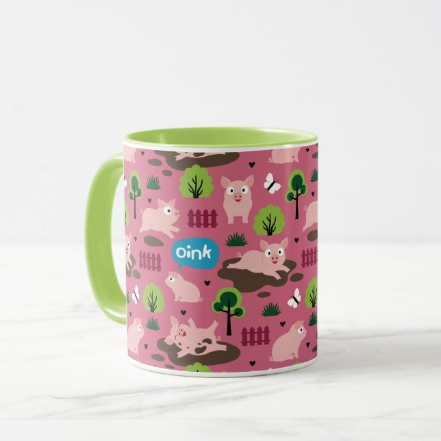 Taza Felices Gitanos En La Mugre De Barro (Anverso izquierdo)