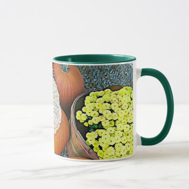 Taza Felices Mamáes de las calabazas de Halloween Café  (Derecha)