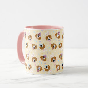 Taza Felices Perros Beagle de Pascua