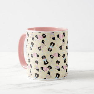 Taza Felices perros montañeses de Pascua