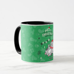 Taza Felices y divertidas felicitaciones a los gatos Na