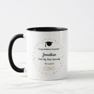 Taza ¡Felicidades Graduado! Café de Graduación