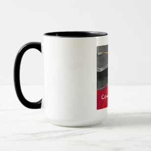 Taza Felicitaciones Graduate Black and Red