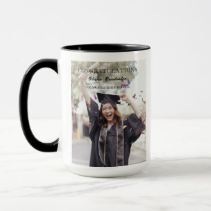 Taza Felicitaciones Graduate Photo HIgh School College