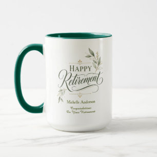 Taza Felicitaciones por su jubilación Personalizadas 