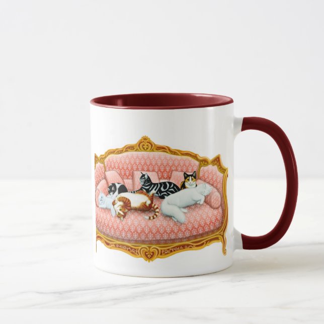 Taza felina de los derechos (Derecha)