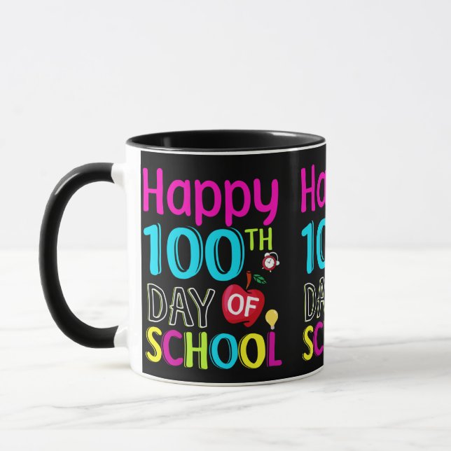 Taza Feliz 100° día de clases (Izquierda)