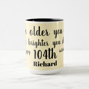 Taza Feliz 104° cumpleaños
