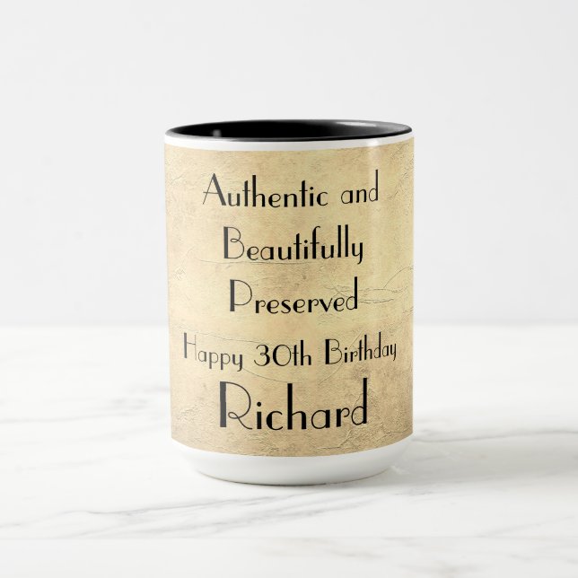 Taza Feliz 30° cumpleaños (Centro)