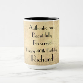 Taza Feliz 40° cumpleaños