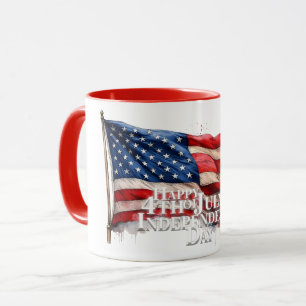 Taza Feliz 4 de julio - Día de la Independencia