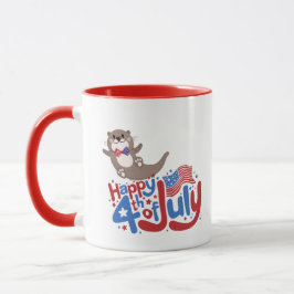 Taza Feliz 4 De Julio, Familia Matchin Mugs
