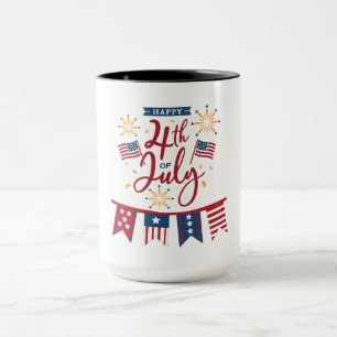Taza Feliz 4 de julio Mug