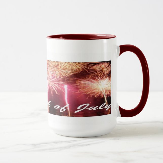Taza Feliz 4 de julio Mug (Derecha)