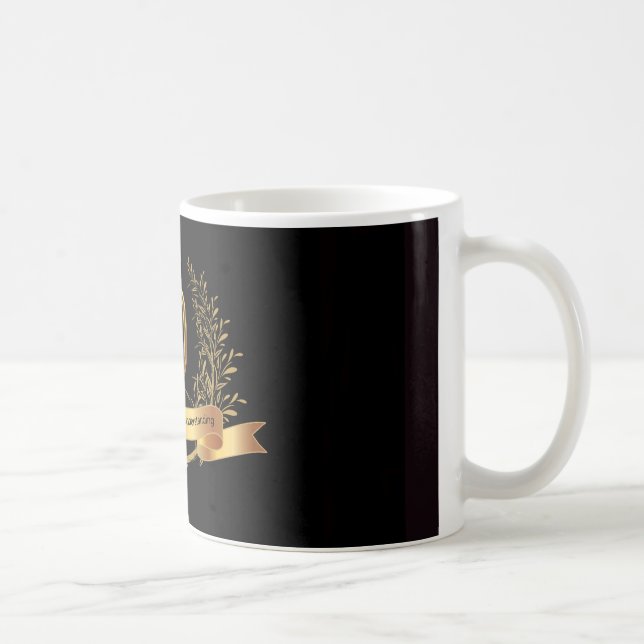Taza Feliz 50° aniversario Boda de su café (Derecha)