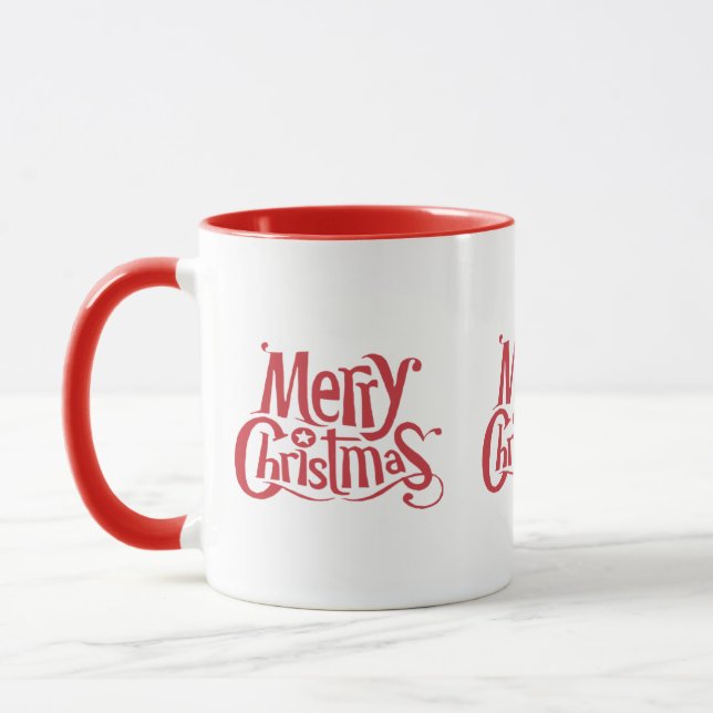 Taza Feliz alegría de Navidad (Izquierda)