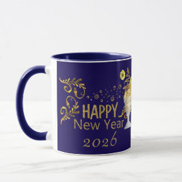 Taza feliz año nuevo