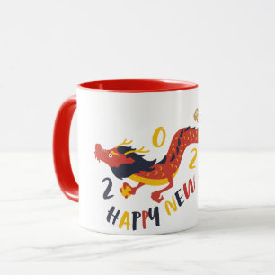 Taza Feliz Año Nuevo 2024 De Dragon Mug