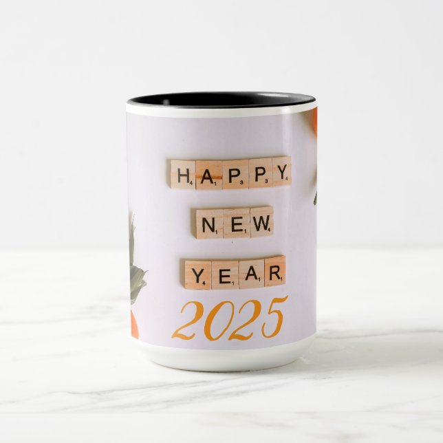 Taza Feliz Año Nuevo 2025 (Centro)